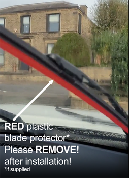 HQ Automotive Rear Wiper Blade for LAND ROVER Defender SUV (2019 and later) 13-inch with Dedicated fit connector