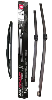 HQ Automotive Wiper Blades fit MERCEDES GLA-Class SUV (2020 and later) Front Rear Set OEM FIT with Special-Merc connector ADM91-621|HQ4A13