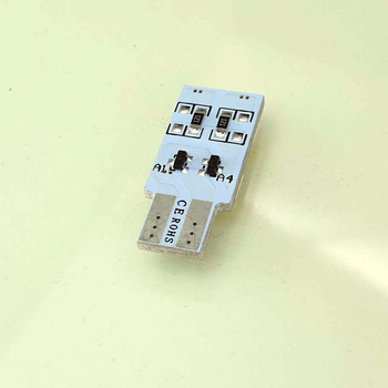 HQ Automotive Car LED Bulbs 2x 12V 1x4 SMD-5050 W5W T10 501 CanBus WHITE 