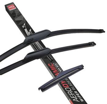 Wiper Blades fit FIAT Grande Panda Hatchback (2024 and later) Front Rear Set with special Bayonet connector