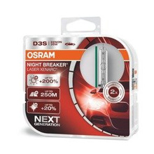 D3S 12/24V 35W PK32D-5 XENARC NIGHT BREAKER LASER +200% 2pcs Osram
