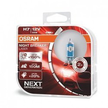 H7 12V 55W PX26d NIGHT BREAKER LASER Next Generation +150% 2pcs Osram