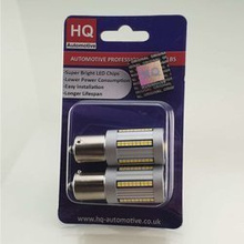 HQ Automotive Car LED Bulbs 2pcs P21W (BA15S) 66 SMD-2016 100% CanBus WHITE LED Car Bulbs  