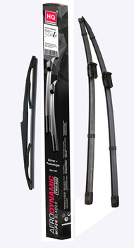 HQ Automotive Wiper Blades fit SEAT Toledo Hatchback (2012-onwards>) Front Rear Set OEM FIT with Top-Lock 16mm connector ADB61-424|HQ16H