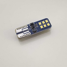 HQ Automotive 2x Car LED Bulbs 12V 24V 12x SMD-2016 W5W T10 (501) W2.1x9.5d CanBus WHITE